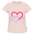 herzen  t shirt - Puderrosa