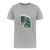 BS Männer Premium Bio T-Shirt - Grau meliert