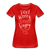 Dont  worry Beach happy Frauen Premium Bio T-Shirt - Rot