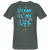 Ocean  is my life Männer Bio-T-Shirt - Graugrün