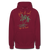 Palm Beach Unisex Hoodie - Bordeaux