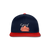Sunset Snapback Cap - Navy/Rot