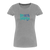 Beach Happy Frauen Premium Bio T-Shirt - Grau meliert